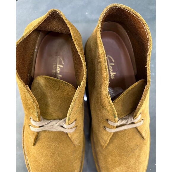 Clarks Men's Desert Boots Size 7 M Suede Tan - Picture 10 of 11